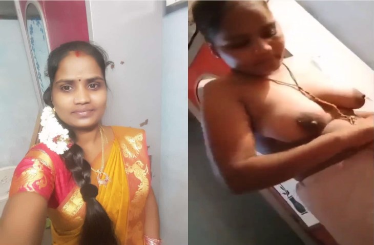 Tamil Chennai Wife dress changing Part 2